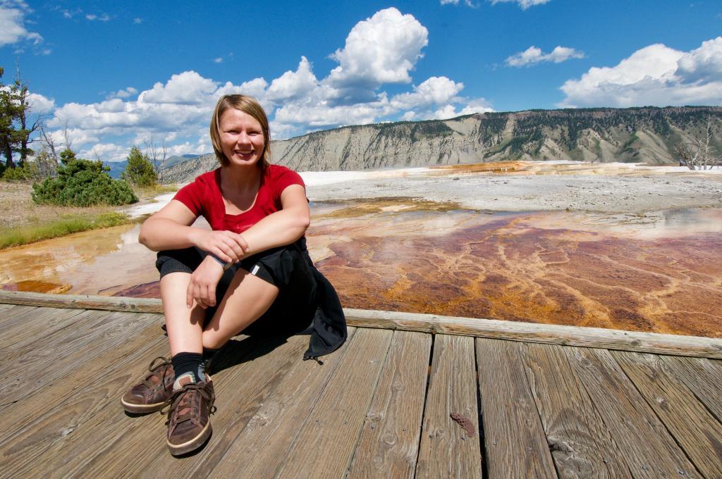 Elfi im Yellowstone Nationalpark