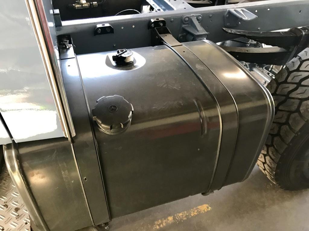 Der montierte Tank