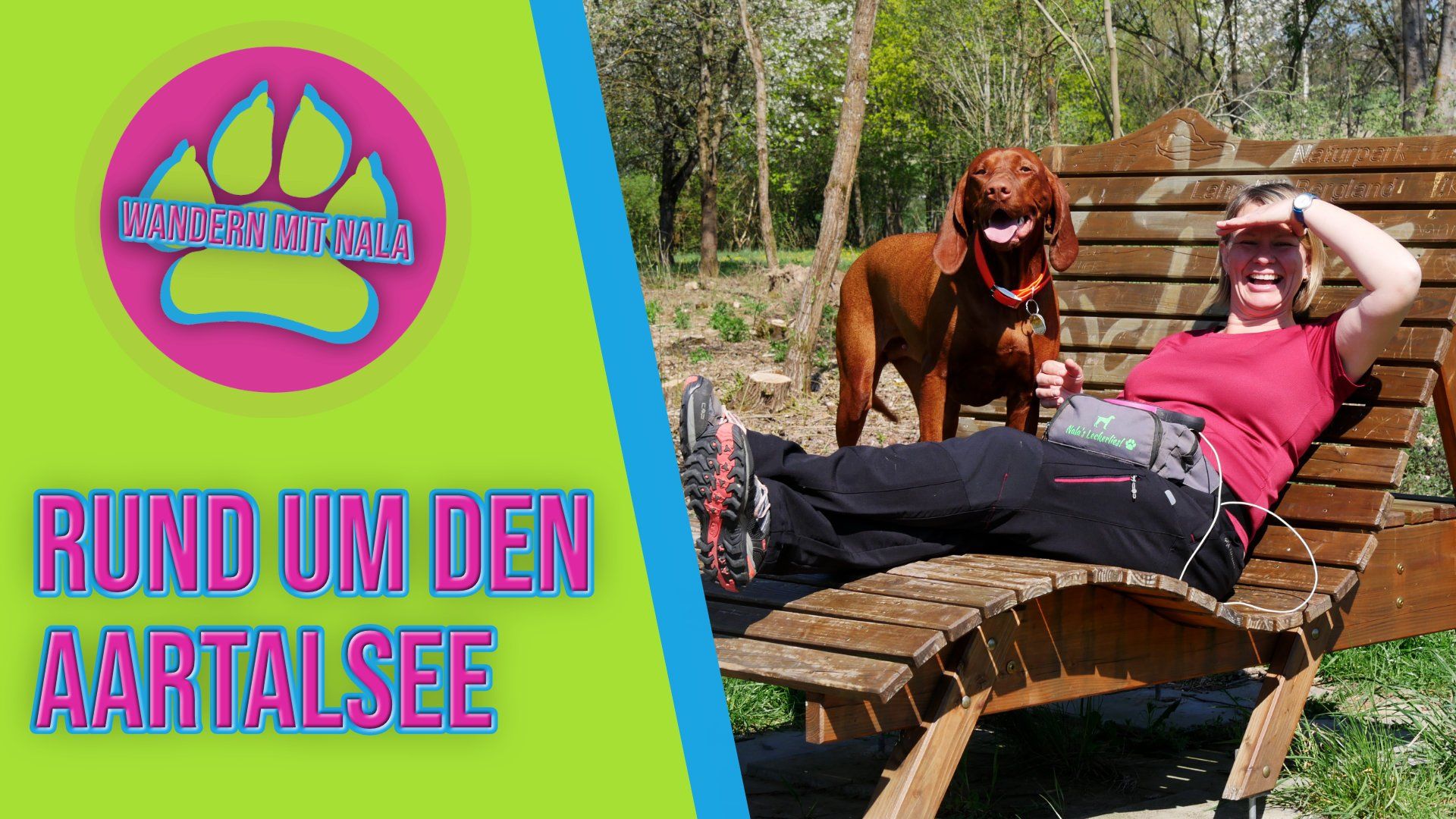 Mit Hund um den Aartalsee