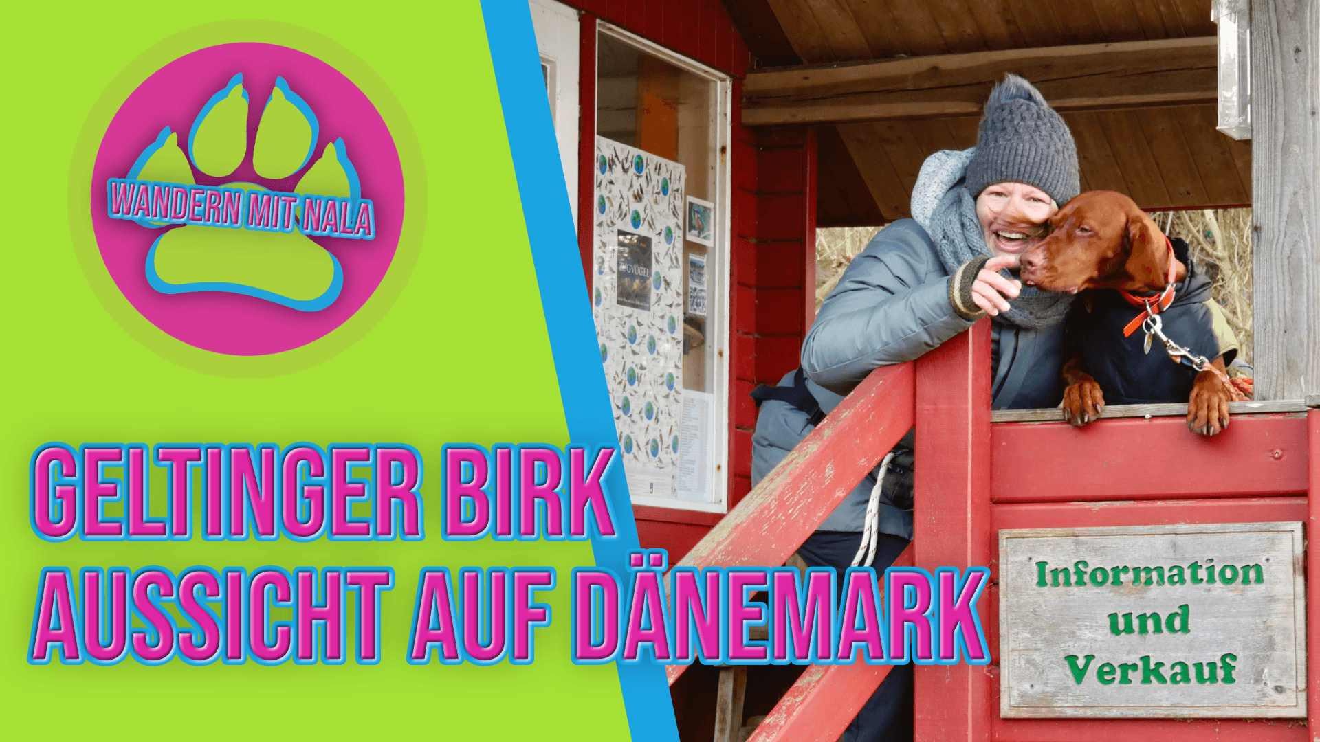 Wandern mit Nala - Geltinger Birk