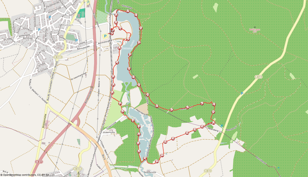 Wir wandern mit Hund um die Haunetalsperre