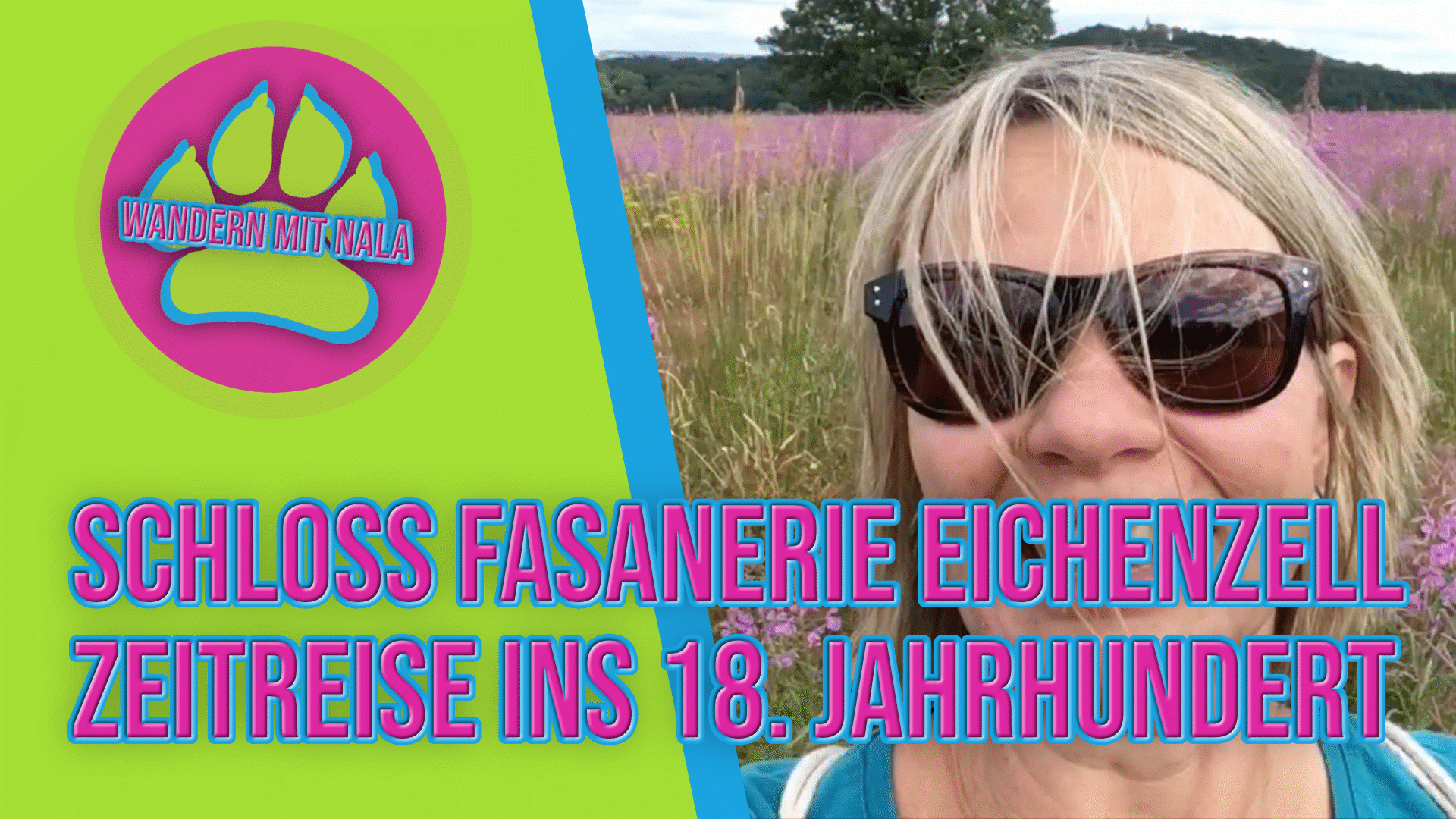 Wandern mit Nala - Schloss Fasanerie Eichenzell - Zeitreise ins 18. Jahrhundert
