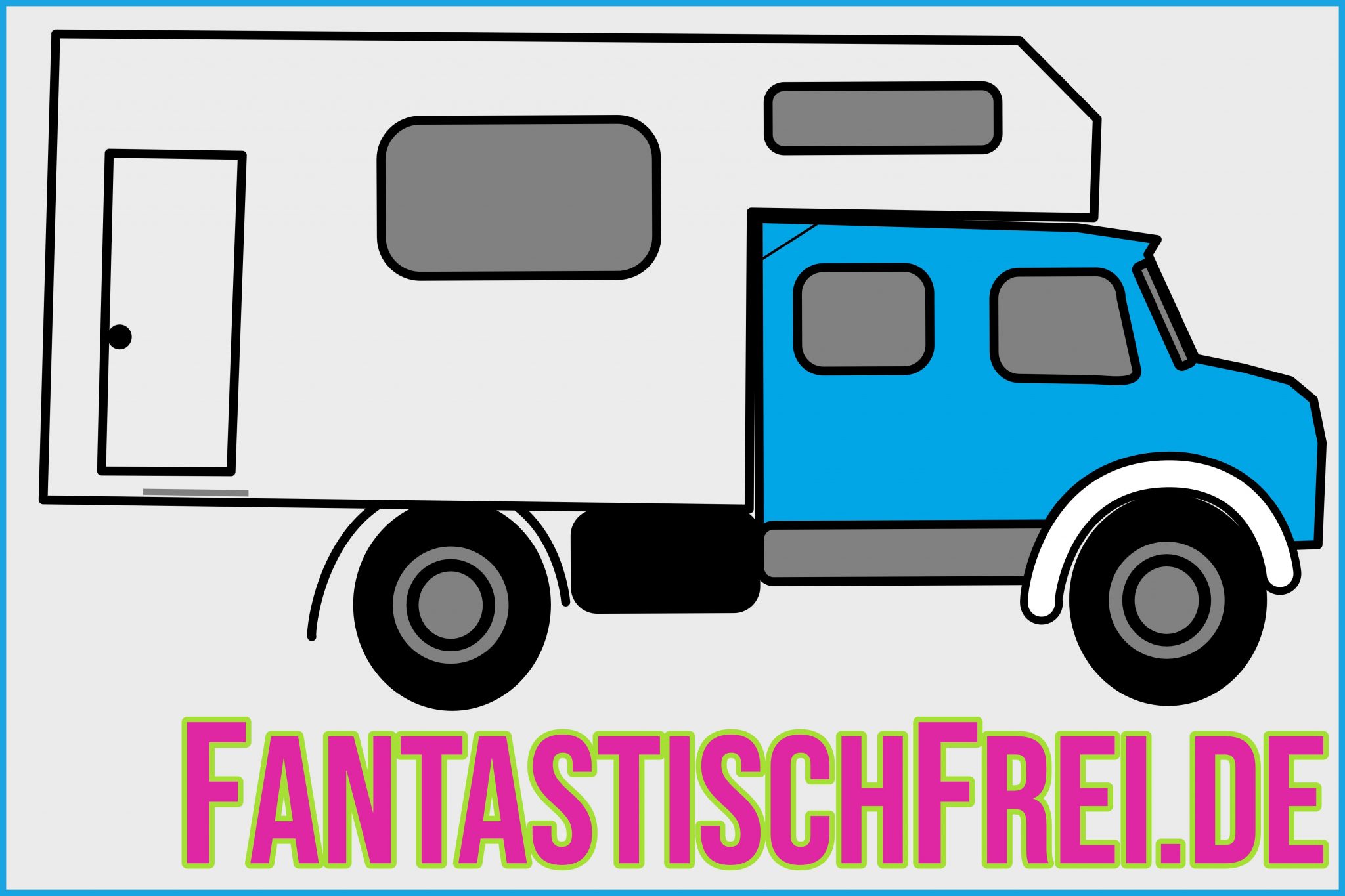 Der erste Blaue Klaus fantastischFrei.de Aufkleber
