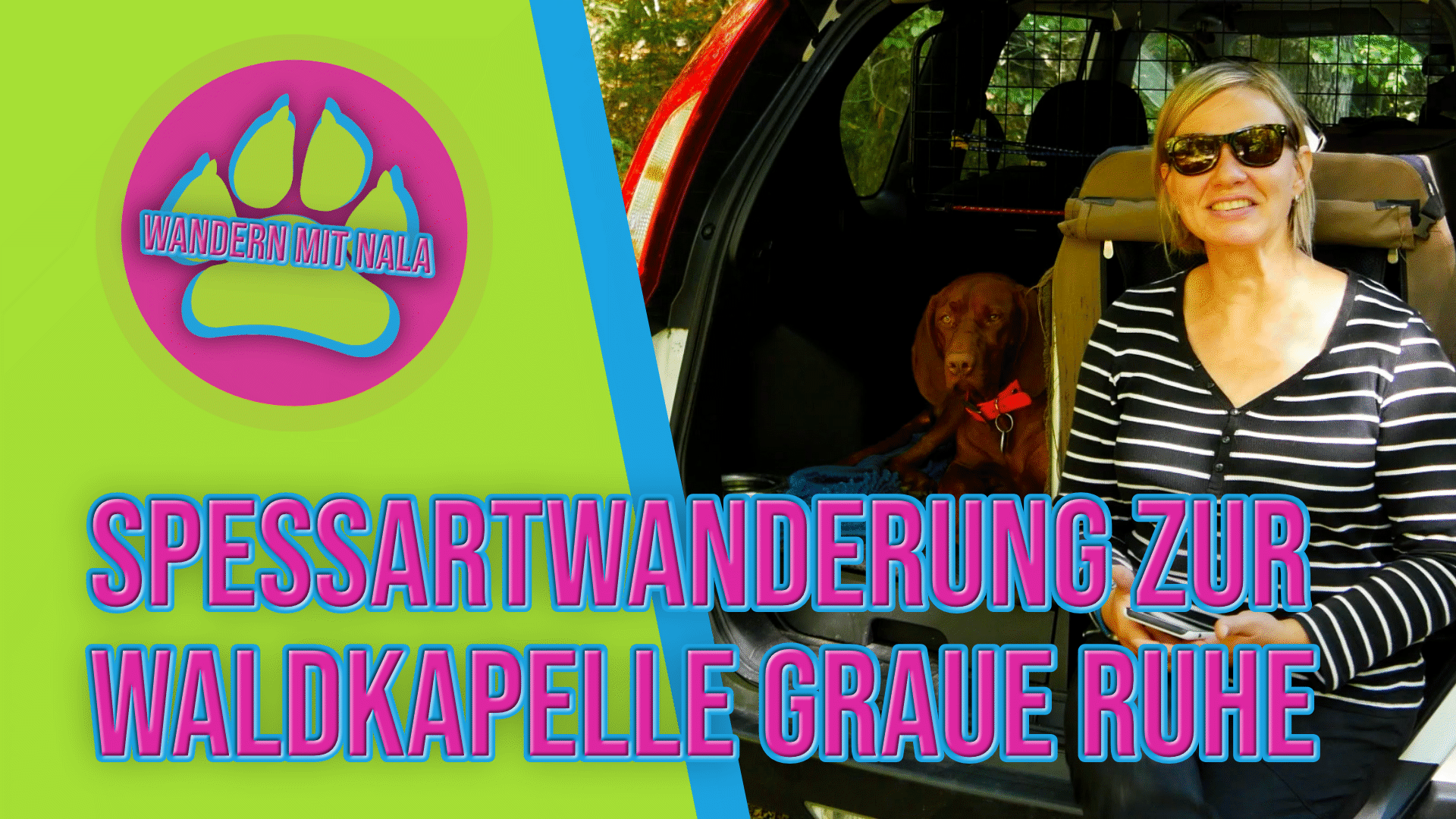 Wir wandern zur Grauen Ruh. Der Waldkapelle bei Bad Orb im Spessart.
