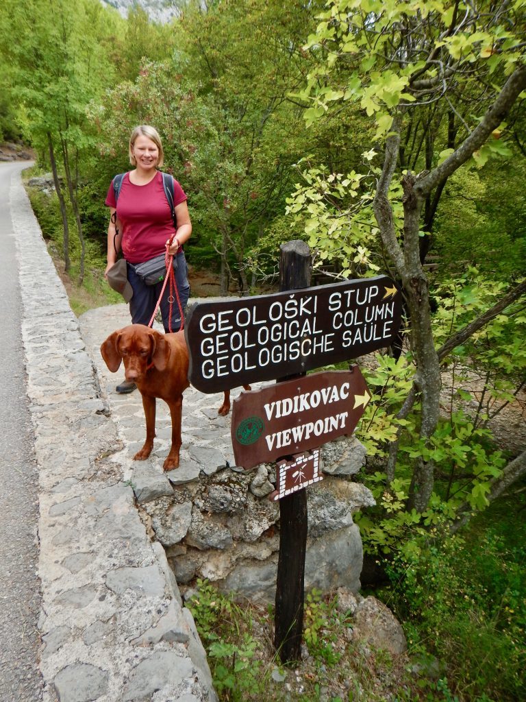 Der Paklenica Nationalpark ist gut ausgeschildert