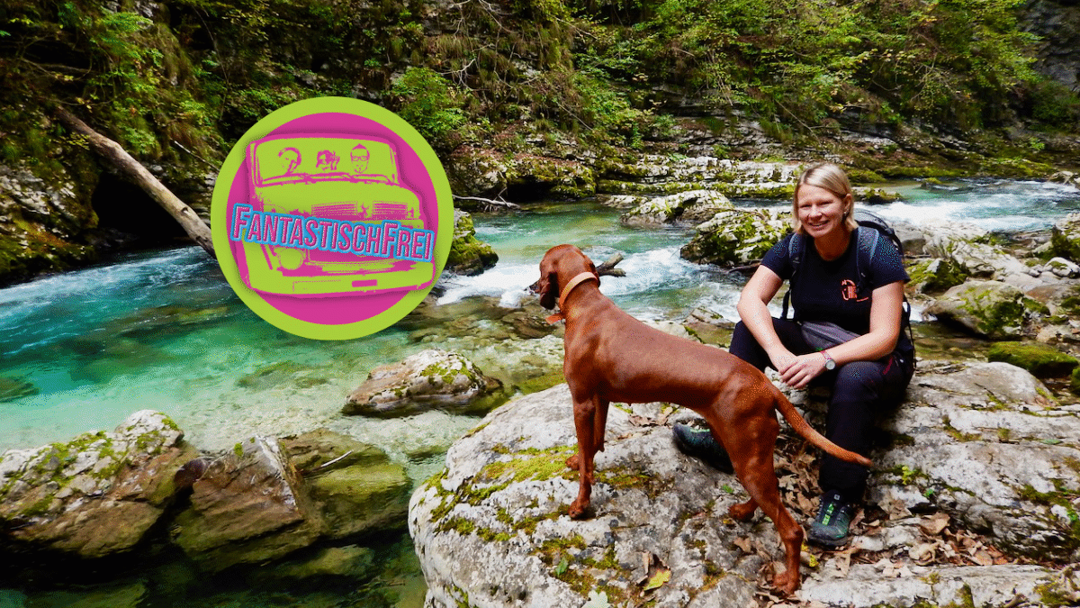Mit Hund durch die Vintgar Soteska