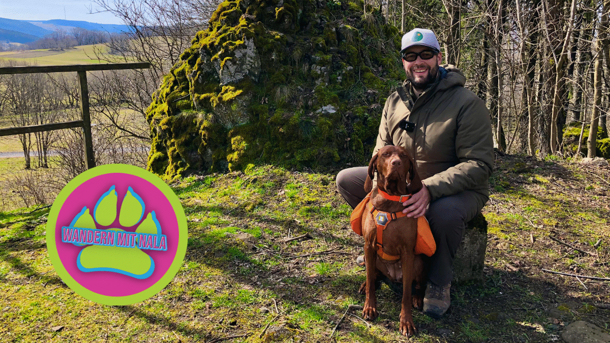 Grenzwanderung mit Hund im Grünen Band der Rhön