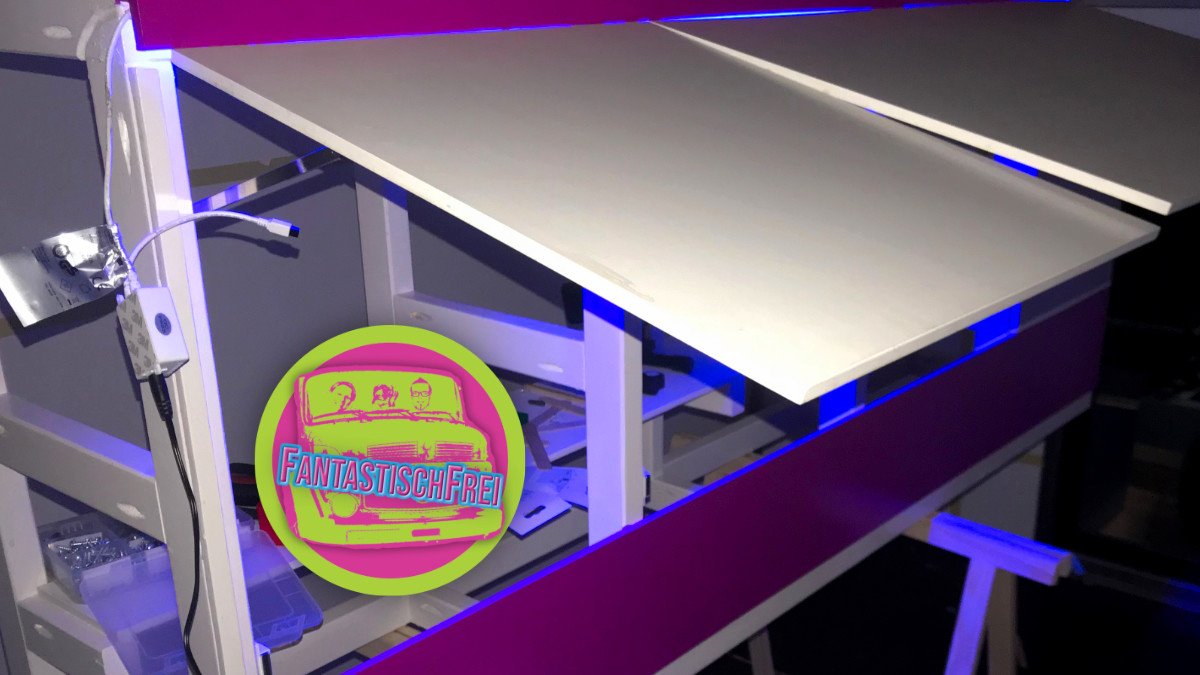 Schrank im Expeditionsmobil bauen