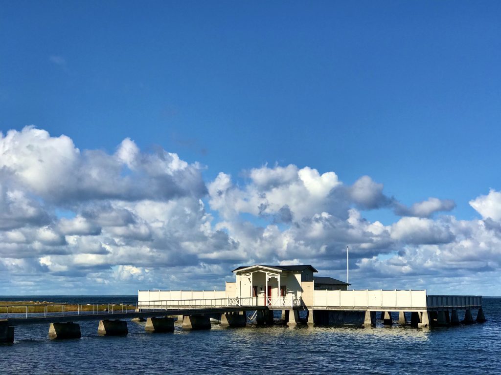 Das alte Badehaus von Borgholm